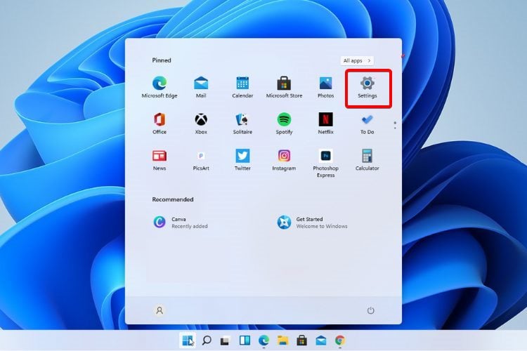 windows 11 settings control panel