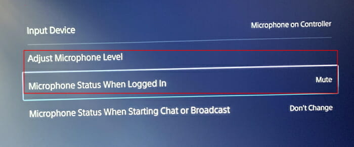 sound settings ps4